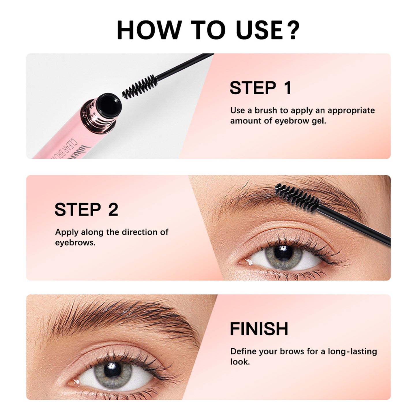 Three-dimensional Eyebrow Shaping Eyebrow Gel