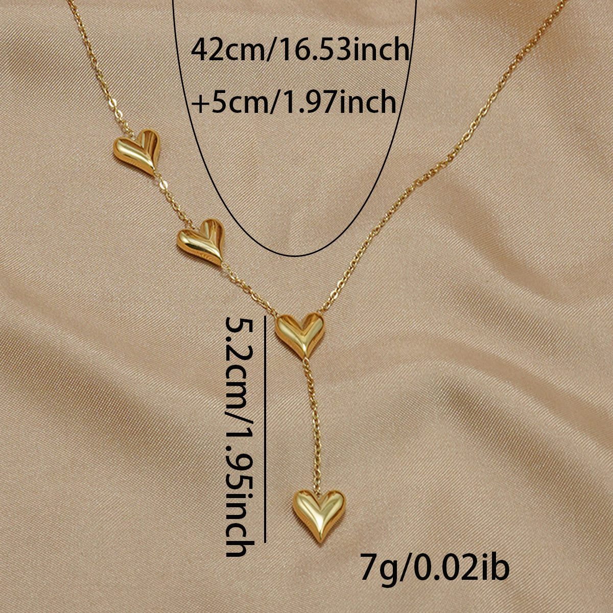 Lxalry 18K Gold Plated Heart Necklace Recycled Stainless Steel Modern Minimalist Jewelry Hypoallergenic Ocean-Safe Gift For Women Wife Mom Everyday Elegance With Golden Hour Glow