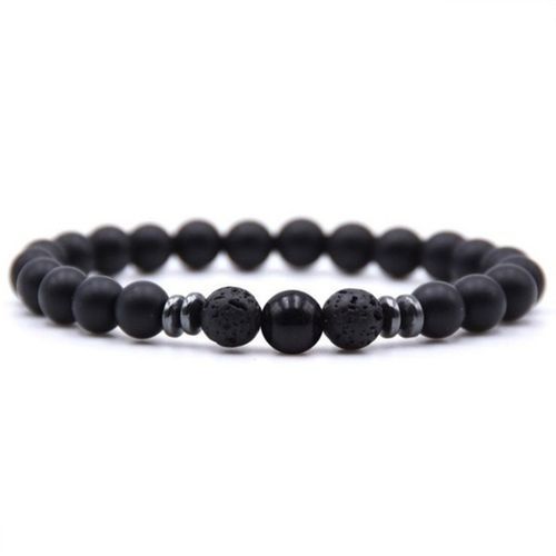 Weathered stone female energy yoga bracelet