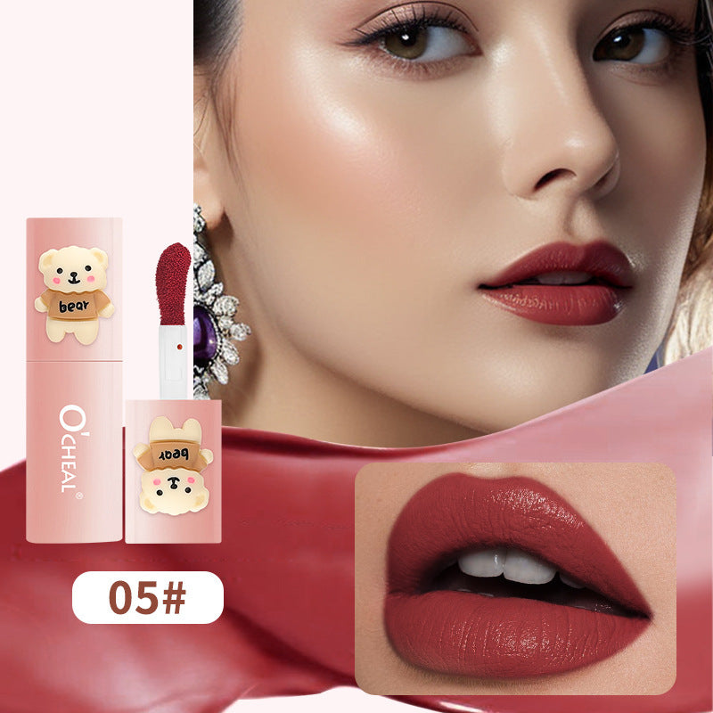 Matte Finish Velvet Lip Lacquer Easy To Color