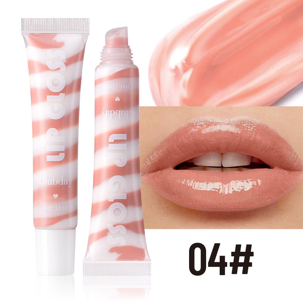 Hose Pearlescent Thin And Glittering Moisturizing Fruit Flavor Lip Gloss