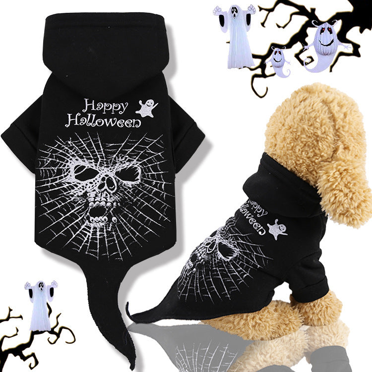 Funny Black Cat Spider Pumpkin Dog Clothes Cat Clothes Pet Clothes