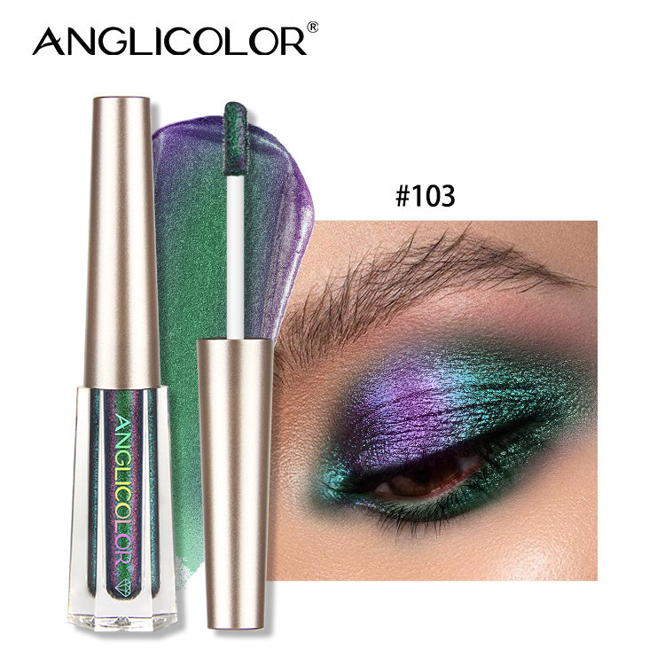Waterproof And Sweatproof Chameleon Liquid Eyeshadow Christmas Glitter Liquid Eyeshadow Multi Color Eyeshadow