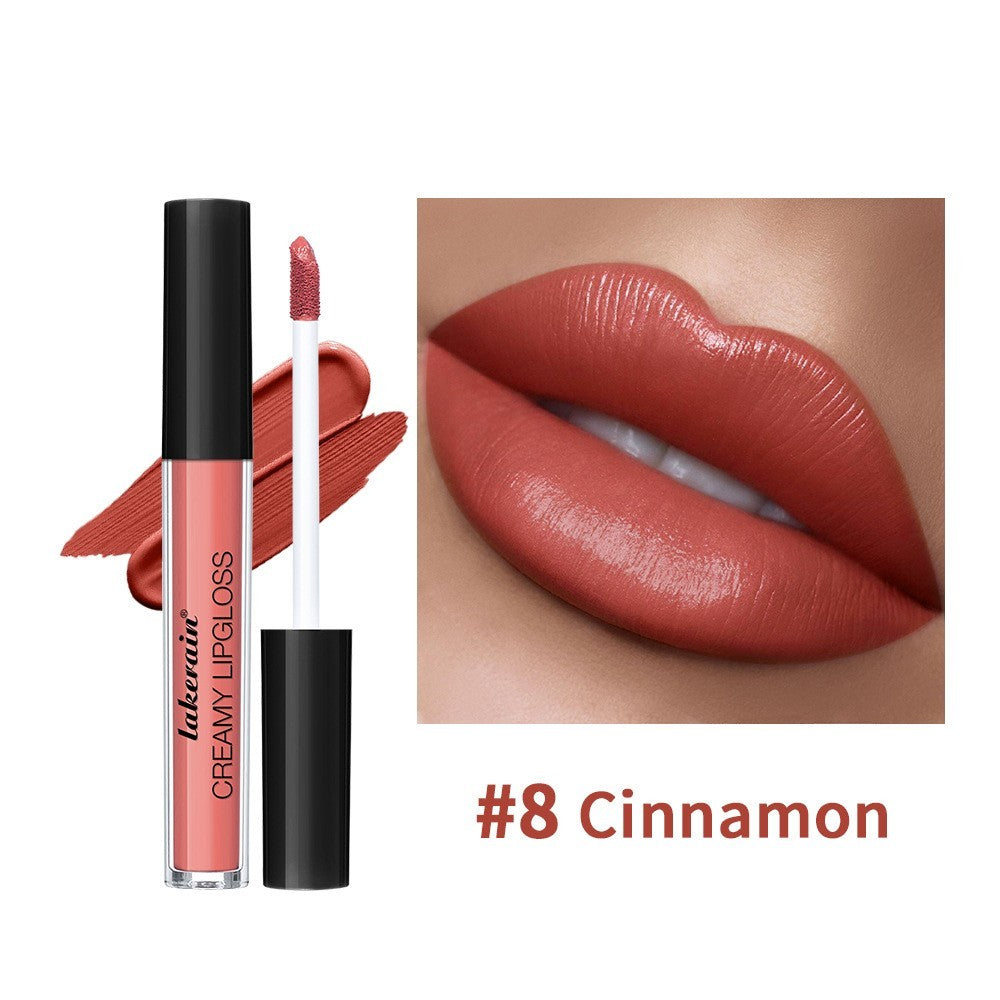 Semi Matte Velvet Waterproof No Stain On Cup Moisturizing Lip Gloss