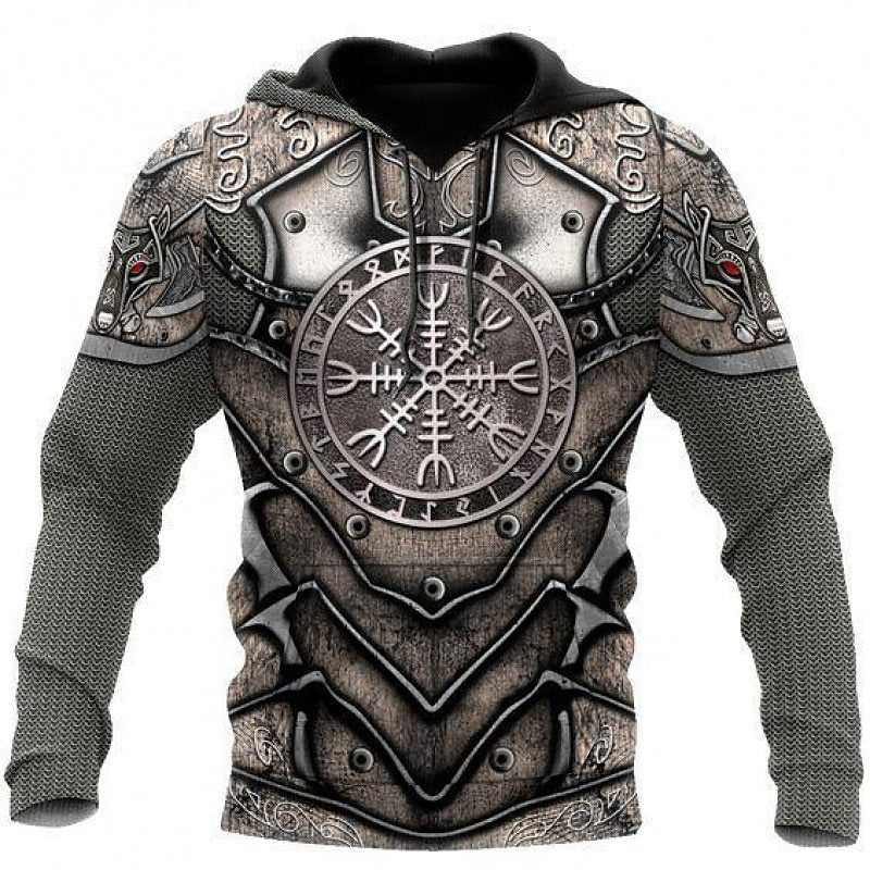 Men's Pullover Hoodie Bohemian Style