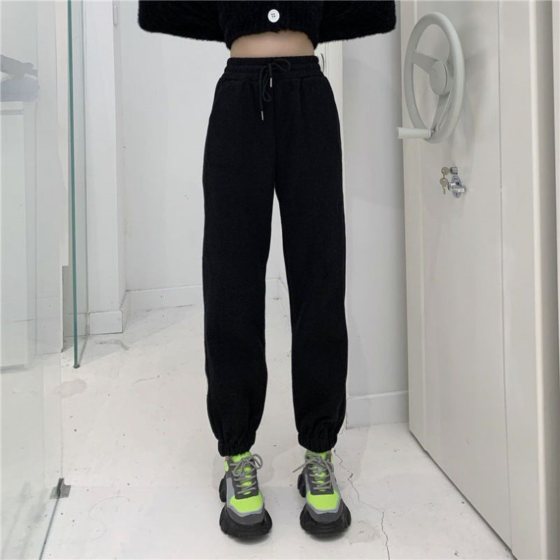 Leggings Pants Plush Fashion Show Thin Women