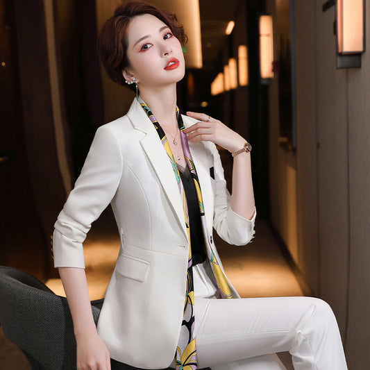 Korean Style Fashion Temperament Business Wear Overalls Women