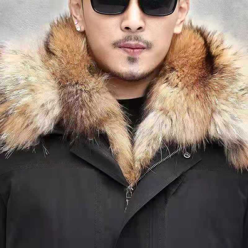 Men's winter warm parka coat