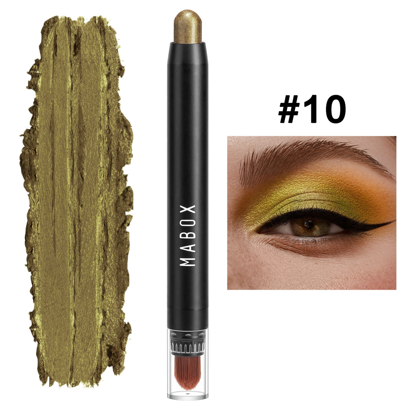 MABOX Waterproof Eye Shadow Stick Eye Makeup Color Pearlescent Pen