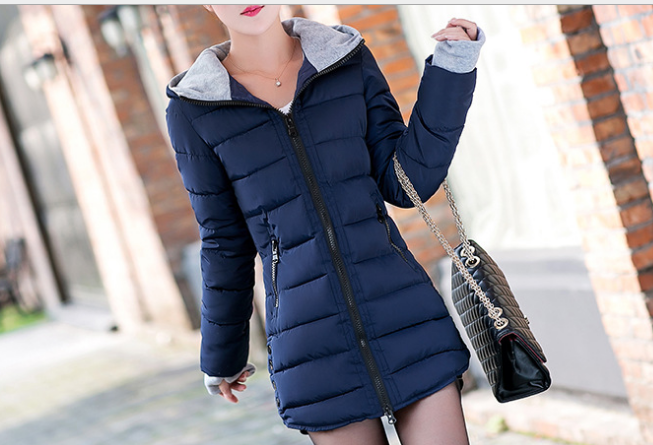 2021 New Windproof Waterproof Winter Jacket Women Coat Female Padded Coat Long Section Women Coat Windbreaker Parka