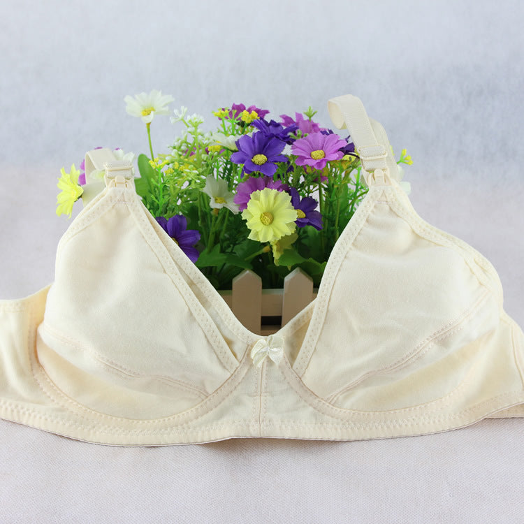 Cotton Pregnant Women Nursing Bra Pregnant Women Underwear Nursing Bra Without Steel Support