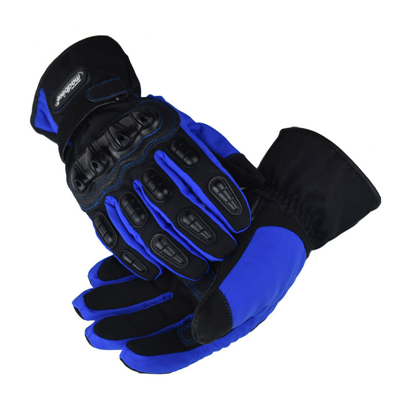 Motorcycle waterproof gloves keep warm in winter