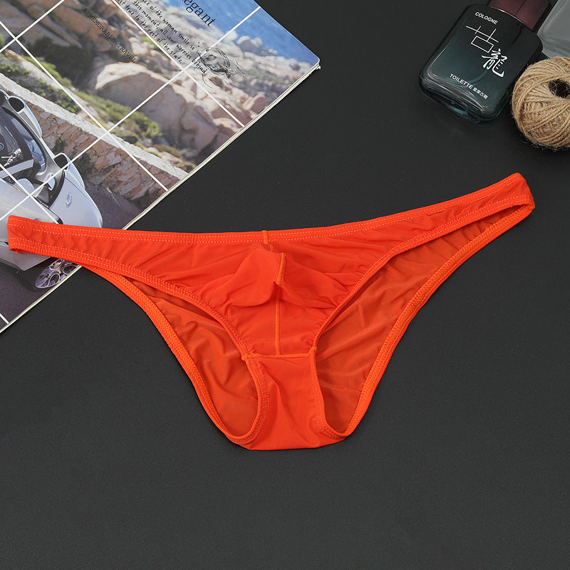 Ice Silk Summer Low Waist Men's Triangle Underwear