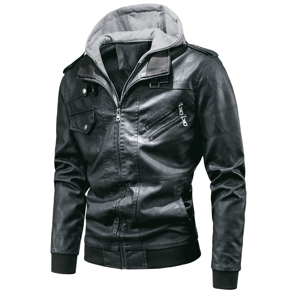 Men's jacket coat leather coat