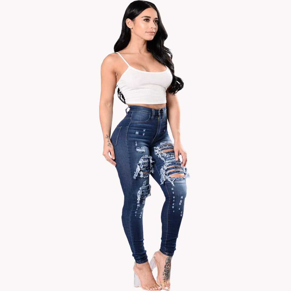 Women's ripped jeans