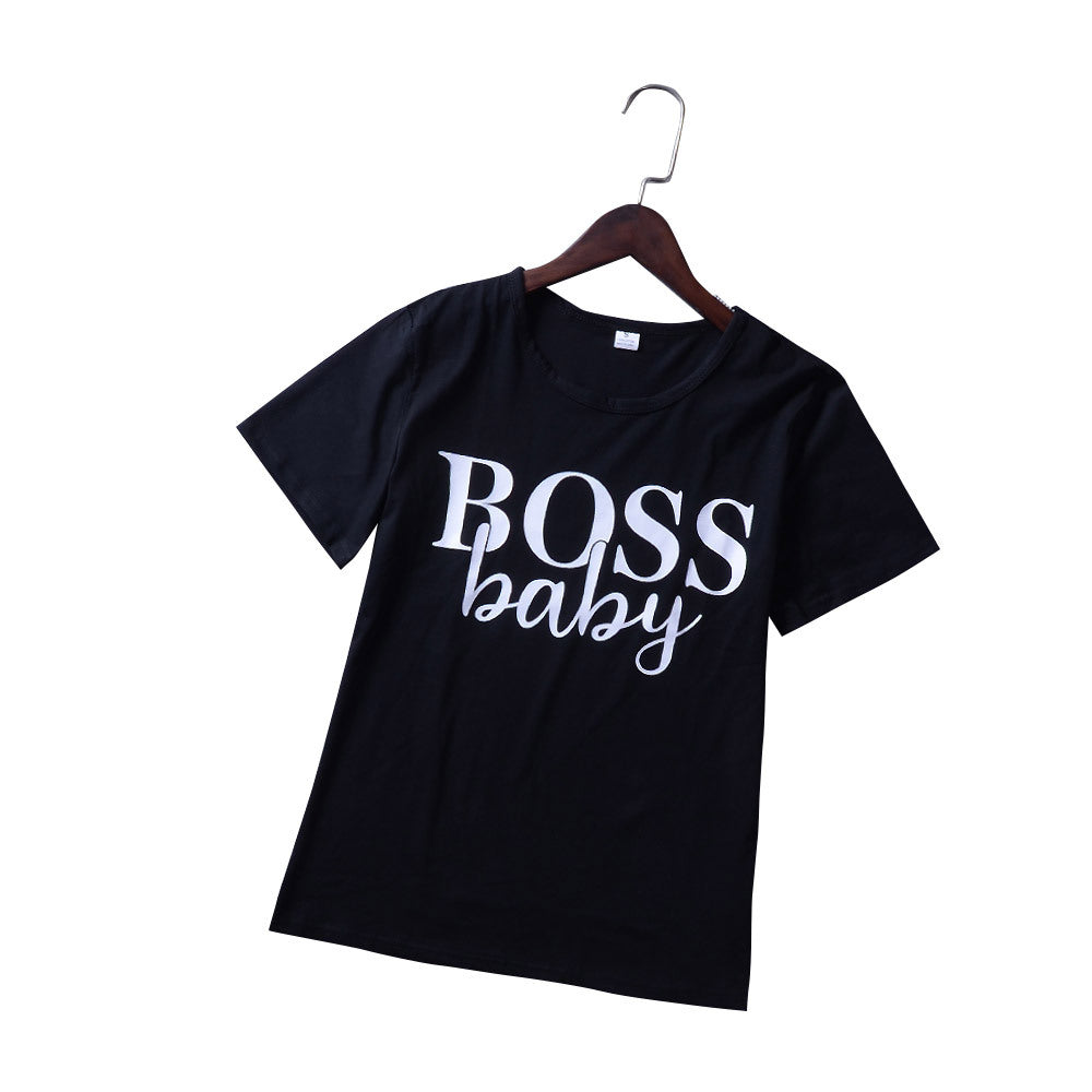 Summer Fashion Women Casual Letter Printed T-shirt Tops