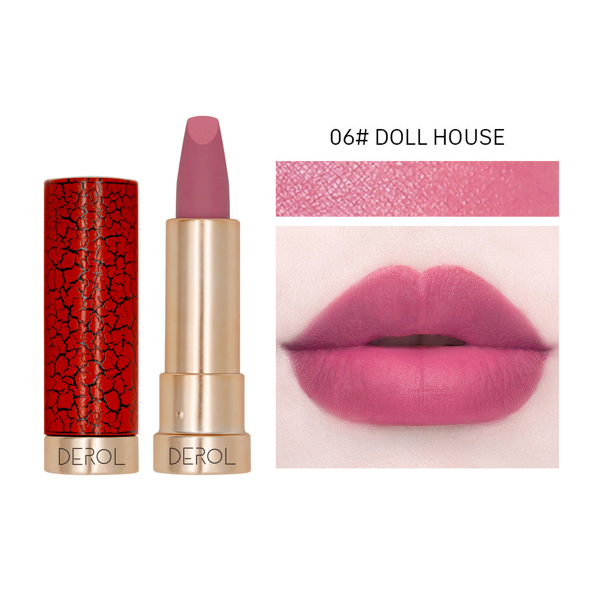 Velvet Matte Lipstick Makeup Waterproof And Moisturizing