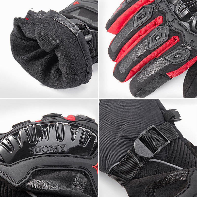 Winter motorcycle gloves keep warm, waterproof and cold