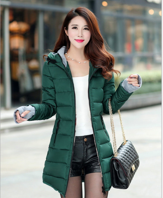 2021 New Windproof Waterproof Winter Jacket Women Coat Female Padded Coat Long Section Women Coat Windbreaker Parka