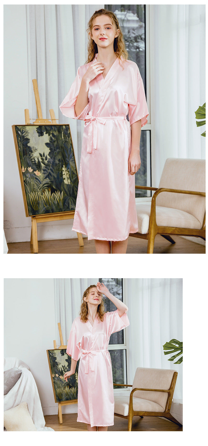 Pajamas silk wedding pajamas women