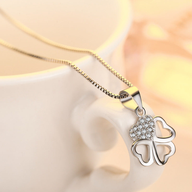 Four Leaf Clover Necklace Pendant