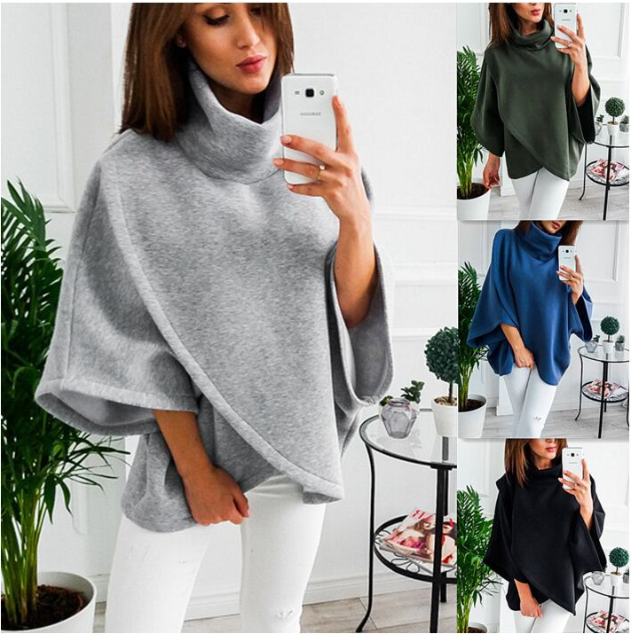 winter new warm jacket high collar sweater top