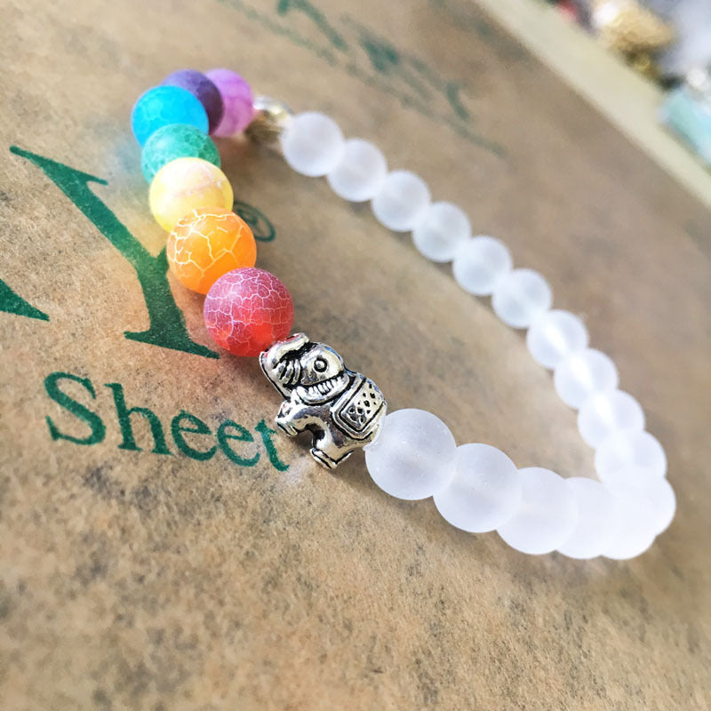 Elephant Colorful Yoga Energy Bracelet Bracelet