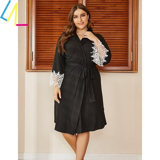 Plus Size Pajamas Women Sleepwear Nightwear Tops Breathable