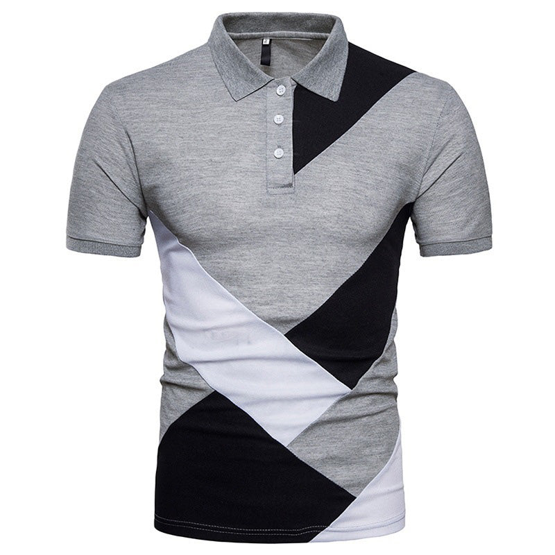 Men Polo Shirt Casual Cotton T Shirts Men's Casual Short Sleeve Pol