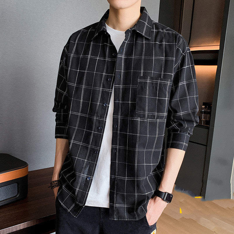 Casual Plus Velvet Warm Shirt Autumn Coat Jacket