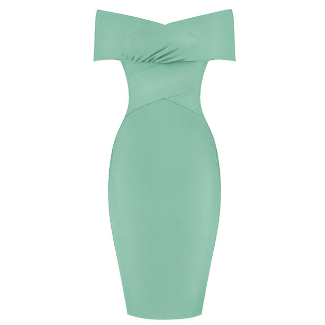 New Summer Women Bodycon Bandage Dress Sexy Off