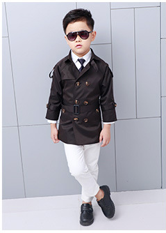 Boys' Windbreaker Casual Children's Mid-Length Coat Children's Clothing