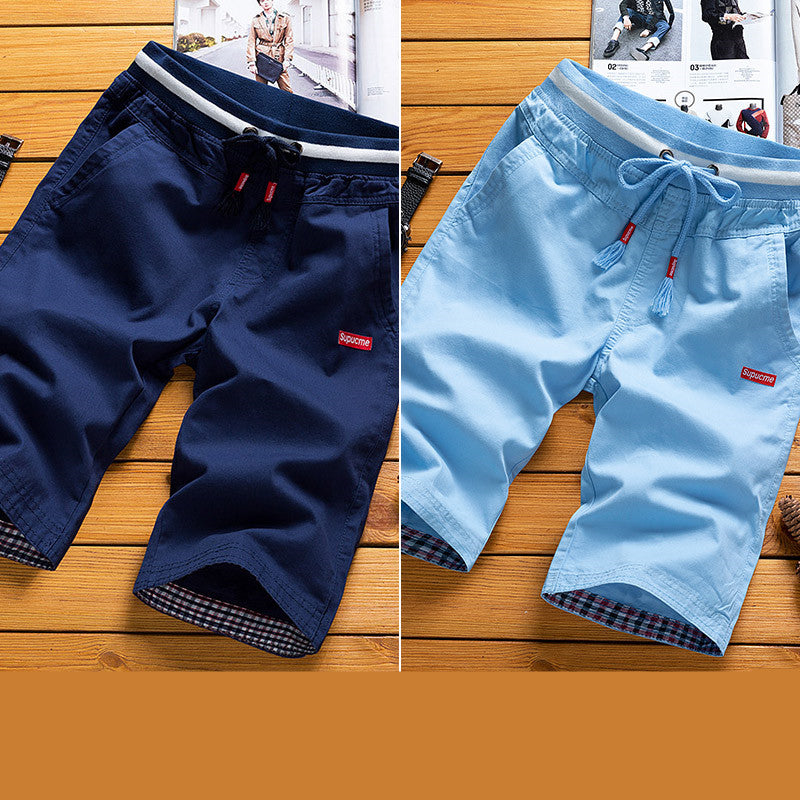 Cotton Shorts Men''s Capris Trend Summer Casual Loose Tooling Capris Wear Big Underpants