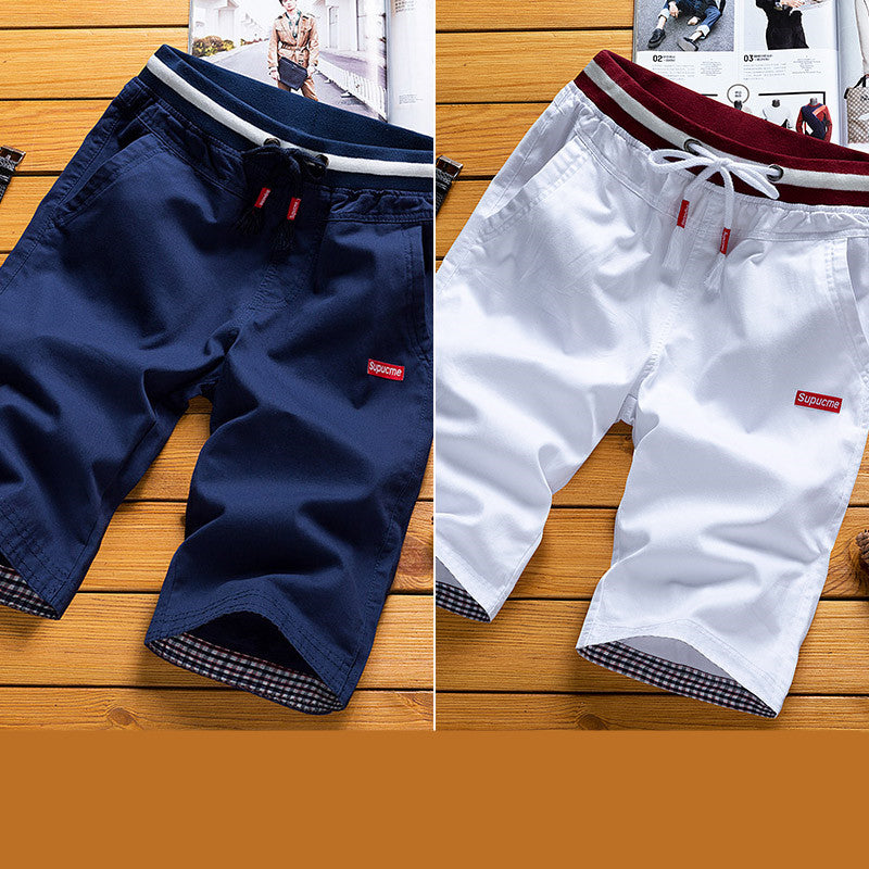 Cotton Shorts Men''s Capris Trend Summer Casual Loose Tooling Capris Wear Big Underpants