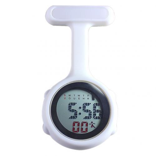Digital Silicone Display Silent Electronic Luminous Nurse Pocket Watch