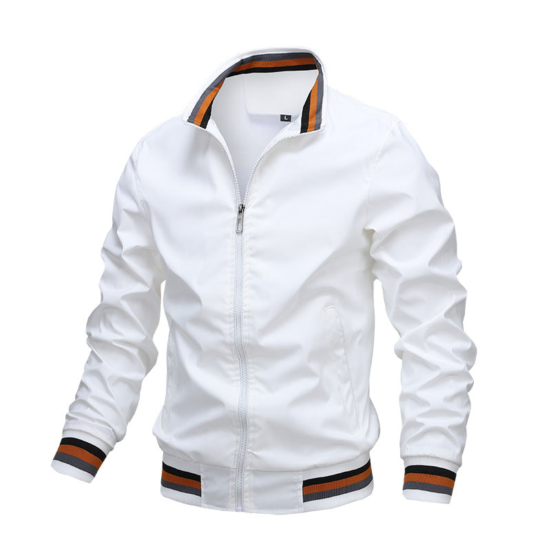 Sports Solid Color Jacket Men's