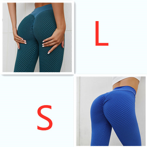 Plaid Leggings Fitness Yoga Pants Women's Seamless High Waist Leggings Breathable Gym