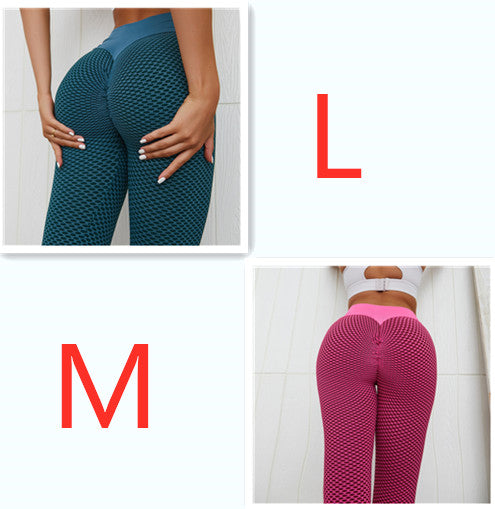 Plaid Leggings Fitness Yoga Pants Women's Seamless High Waist Leggings Breathable Gym