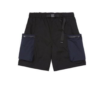 Japanese Street Color Matching Big Pocket Wide-Leg Summer National Tide Loose Casual Five-Point Shorts