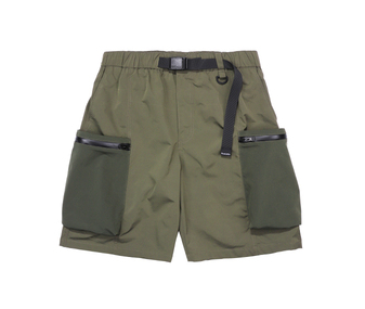 Japanese Street Color Matching Big Pocket Wide-Leg Summer National Tide Loose Casual Five-Point Shorts