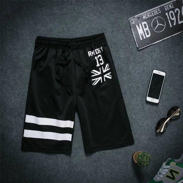 Fitness Men And Women Fake Two-Piece Leggings Sports Suit Shorts Running