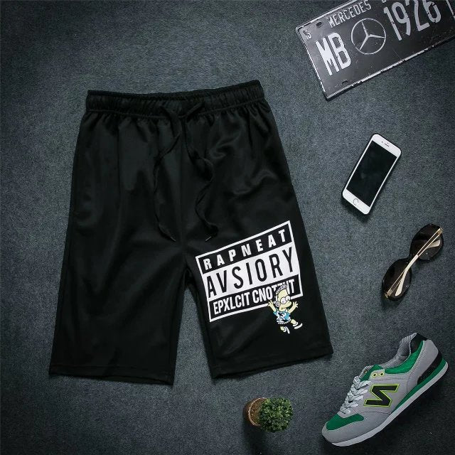 Fitness Men And Women Fake Two-Piece Leggings Sports Suit Shorts Running