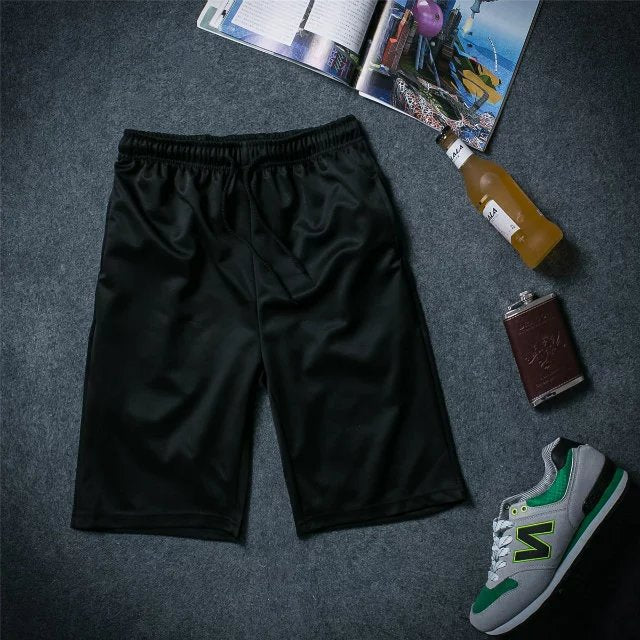 Fitness Men And Women Fake Two-Piece Leggings Sports Suit Shorts Running