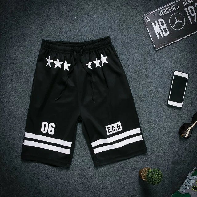 Fitness Men And Women Fake Two-Piece Leggings Sports Suit Shorts Running