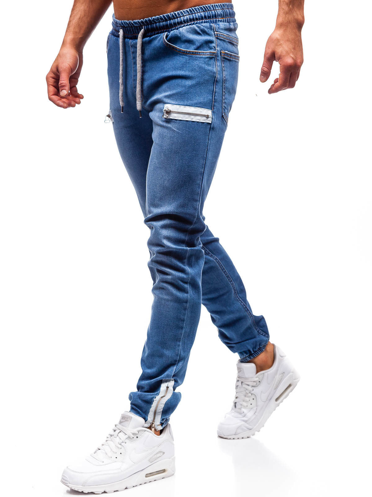 Men's denim fabric sports jeans