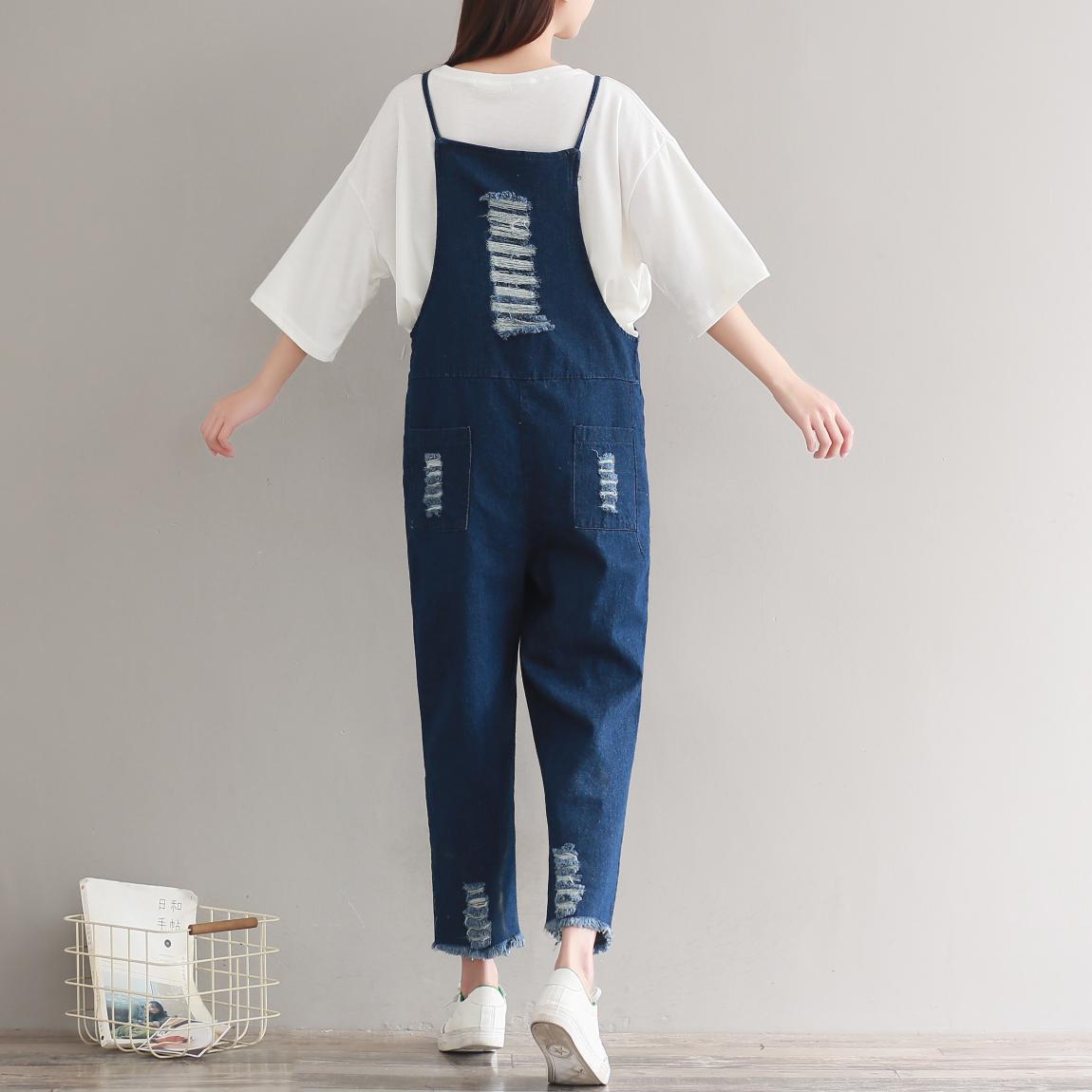 rand Jeans Women Jumpsuit Denim Romper Overalls