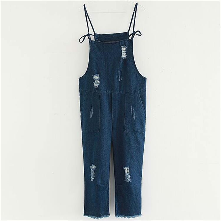 rand Jeans Women Jumpsuit Denim Romper Overalls