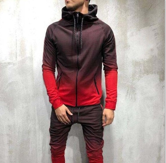 Men Spring Autumn Cotton Casual Hoodie Coat