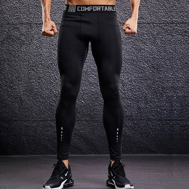 Men Compression Tight Leggings Running Pants Sports