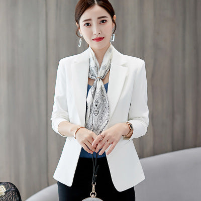 Spring New Korean Version Of Thin Business Jacket Suits Casual Ladies All-match Slim Suits